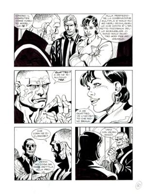 Bonazzi, Germano - 4 Original page - Nathan Never #68 - "Il pianeta rosso" - 1997 | Catawiki