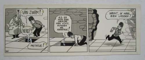 Sleen, Marc - Nero - Het geheim van Bakkendoen - 1 Page originale - 1958 | Catawiki