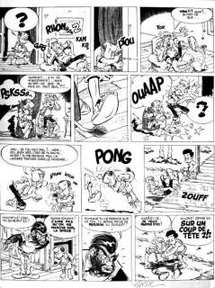 Â« Norbert et Kari Â». Texte et dessin de GODARD pour la planche 33 de Â«