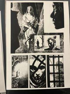 Continue Shopping | KNIGHTS VS SAMURAI #3 PAGE 13 FEDERICO MELE ORIGINAL ART | Scott’s Collectables