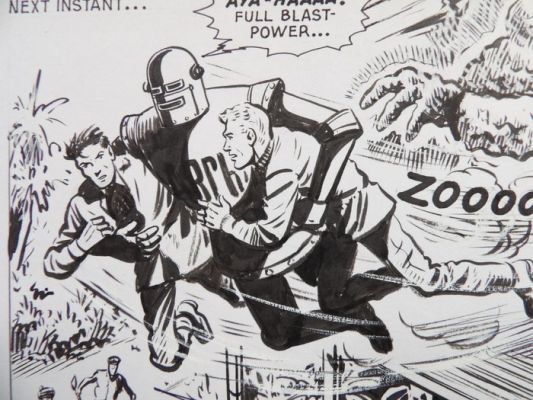 Kearon, Edward - 1 Original page - Archie de man van staal - Archie versus the Sludge - 1970 | Catawiki