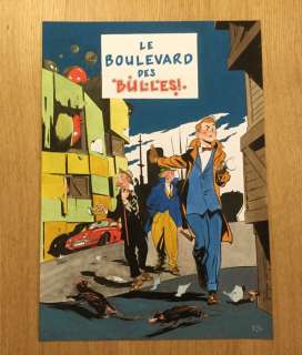 Severin, Al | original drawing in colours  - tribute to Gil Jourdan + bookplate by F. Meynet  - (2006) | Catawiki