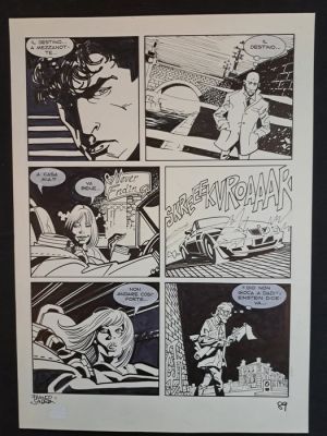 Saudelli, Franco - 1 Original page - Dylan Dog - Ucronia | Catawiki