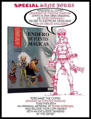 Pedro Espinosa | Especial Sant Jordi 2026 – Cómic: Sendero de Fuentes Mágicas – Espinosa | Origin Of Comics