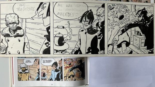 Pratt, Hugo - 1 Original page - Corto Maltese - La Jeunesse de Corto - 1981 | Catawiki