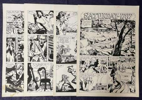 Ric Estrada. Four Page Story. | Weiss Auctions