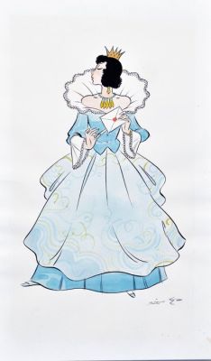 Bioletto, Angelo - Original drawing - 4 Moschettieri - La regina - Anni ’70 | Catawiki