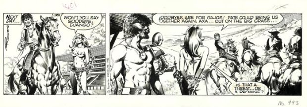 Romero, Enric Badia - 1 Original page - Axa - strip #1351 - The Untamed - 1982 | Catawiki