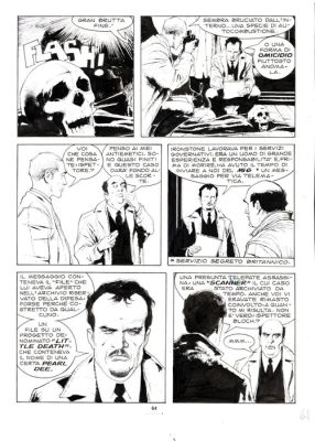 Roi, Corrado - 2 Original page - Dylan Dog #170 - "la piccola morte" - 2000 | Catawiki