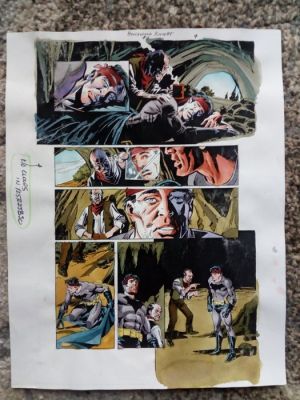 Dick Giordano / Glenn Whitmore - 1 Original page - color guide batman | Catawiki