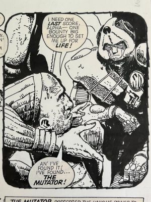 Ezquerra, Carlos - 1 Original page - Strontium Dog - The Mutator- Prog 228- Page 29 - 1981 | Catawiki