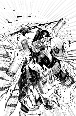 Continue Shopping | WADE WILSON DEADPOOL #1 FEDERICO VICENTINI COVER ART | Scott’s Collectables