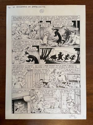 Pesch, Jean-Louis - 1 Original page - Sylvain et Sylvette