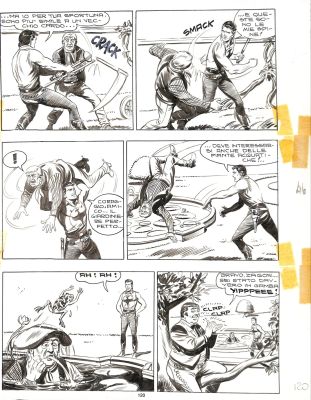 Gallieno Ferri - Tavola originale Zagor "Iron Man" - Pagina 120 | Love Original Art