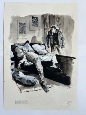 Follet, René - 1 Original drawing - Bob Morane - La croisière du Megophias - 2008 | Catawiki