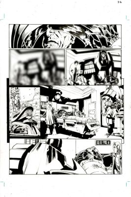 2000AD #2466 p.04 - Dredd lives, after 18 day coma! | Comic Book Art Gallery