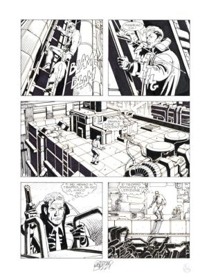 Bonazzi, Germano - 3 Original page - Nathan Never #95 - "Verso la liberta’" - 1999 | Catawiki