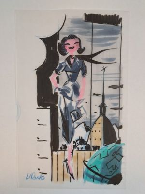 Lapone, Antonio - 1 Original colour drawing - Welcome to Turin | Catawiki