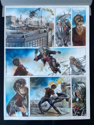 Frezzato, Massimiliano - 1 Original colour page - Margot queen of the Night - 1994 | Catawiki