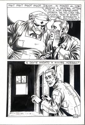 Magnus (Raviola, Roberto ) - 1 Original page - Alan Ford - n. 11 - 1970