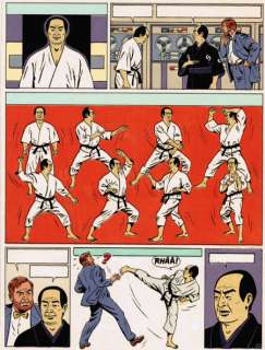 Jacobs | Blake et Mortimer, bleu de coloriage et film noir … | Banque Dessinée