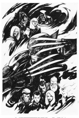 Continue Shopping | ULTIMATE WOLVERINE #16 (ALESSANDRO CAPPUCCIO ORIGINAL COVER ART) | Scott’s Collectables