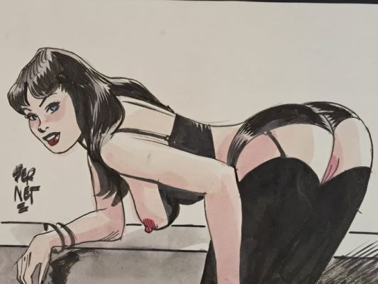 Bernet; Trillo - 1 Original colour drawing - Chiara di Notte | Catawiki