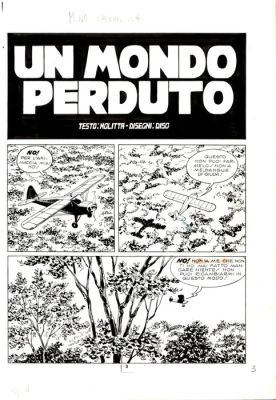 Diso, Roberto - 2 Original page - Mister No Speciale #4 - "Un mondo perduto" - 2001