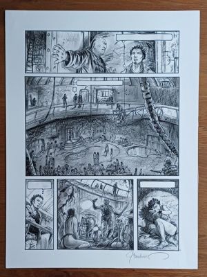 Bosschaert, Jan - Originele zwart/wit plaat 41 uit Jaguar 4, Dog Mengo - volledige pagina | Catawiki