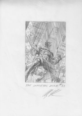 Ross, Alex - 1 Couverture préliminaire originale - The Immortal Hulk # 31 | Catawiki