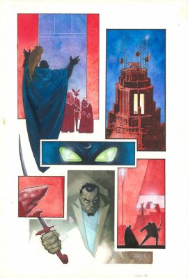 John K. Snyder | Planche originale n°8 - D.M.N. - Doctor Mid-Nite | Daniel Maghen