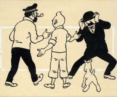 Hergé Georges Remi Dit (1907-1983) | TINTIN MODÈLES | Artcurial