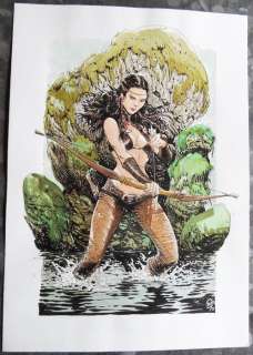 Vita, Giulio | original India ink and watercolour drawing, large format  - Thorgal  - Kriss de Valnor | Catawiki