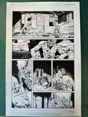 JONAH HEX AND THE SHADOW OF DEATH #1 PAGE 5 MICHAEL WALSH INTERIOR ART | Scott’s Collectables
