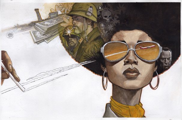 Andrew Robinson | Last Flight out of Wichita #1 Cover | Essential Sequential
