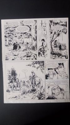 Vance, William - 1 Original page - Ramiro - T 5 Ramiro en de charlatan - 1981 | Catawiki