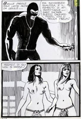 Milo Manara - 1 Original page - Genius - 1967 | Catawiki