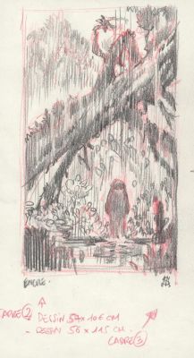 Stan Manoukian | Crayonné original préparatoire | Daniel Maghen