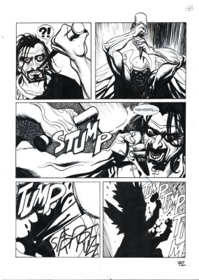 Mari, Nicola - 1 Original page - Dylan Dog Gigante #17 - "La statua di carne" - 2008 | Catawiki