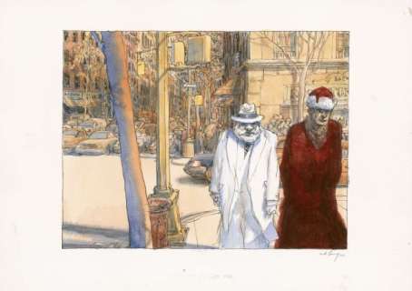 Nicolas de Crecy (Né En 1966) Snowman Accompagne de L’assistant Du Pere Noël | Broadway Avenue, mars 2013 | Artcurial