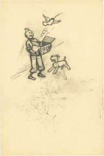 Hergé (Georges Remi Dit) 1907-1983 | TINTIN, MILOU ET LA COLOMBE | Artcurial