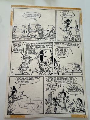 Jijé (Gillain, Joseph) - 1 Original page - Bonux Boy - Bonux Boy et les Indiens - 1960 | Catawiki
