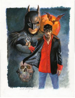 Formosa, Gil - 1 Acrylic - Dylan Dog - Dylan Dog vs Batman | Catawiki