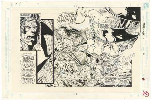 Todd McFarlane - Spider-Man #16 p8 (¾ splash)