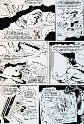 Curt Swan / Vince Coletta - 1 Original page - Action Comics, Superman - 1983