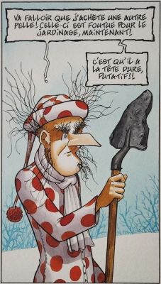 Turf (Thierce, Bernard) - 1 Original colour drawing - La Nef des fous - 2018