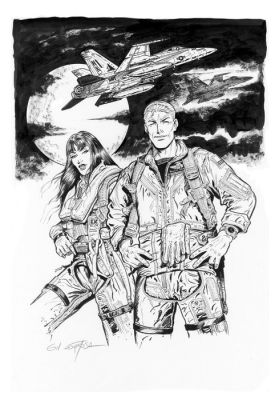 Formosa, Gil - 1 Original drawing - Buck Danny, Lady X, F-16 | Catawiki