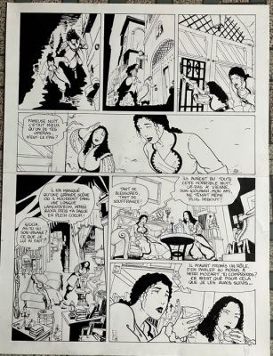 Reculé, Henri - 1 Original page - Le Crépuscule des Anges T2 - Maestro - 1999 | Catawiki