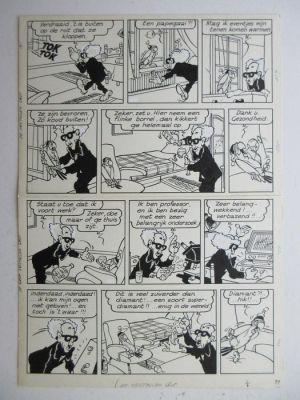 Jef Nys - 1 Original page - Jommeke 64 - De kristallen grot - 1974 | Catawiki