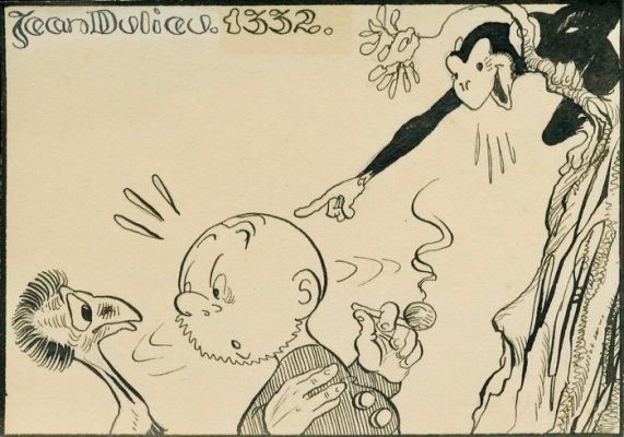 Dulieu, Jean - 1 Original drawing - Paulus de Boskabouter - gesigneerd (begin jaren 1950) | Catawiki